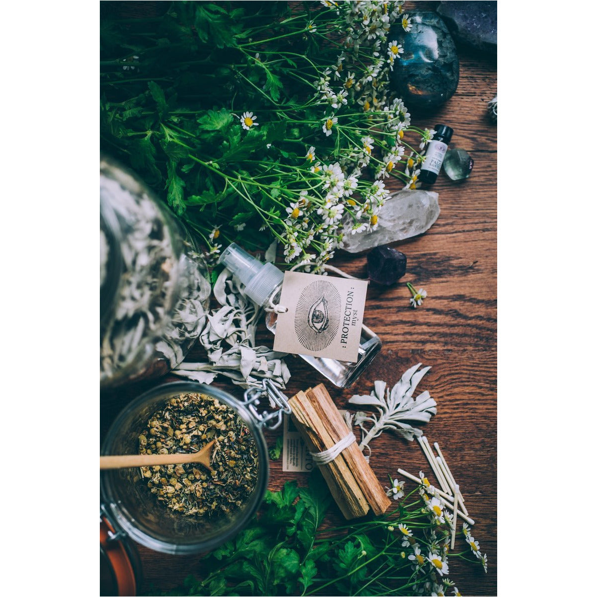 Palo Santo, Protection Myst - Wildcrafted Hydrosol (Plant Flower)